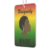 Einzigartig gemacht Black Women's Air Freshener Autolufterfrischer (Links)