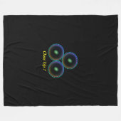 Einzigartig gemütliche Winterträume Fleece Blanket (Vorderseite (Horizontal))