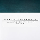 Einzigartig gestylt weiß und schwarz