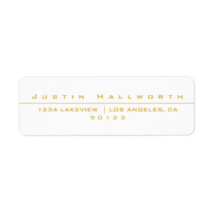 Einzigartig gestyltes Weiß & Gold