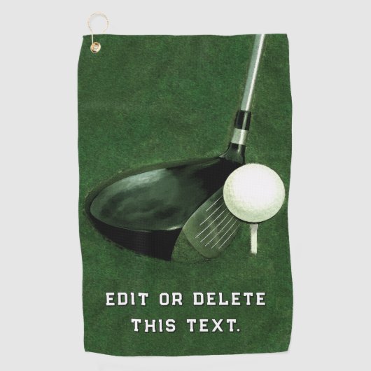 Einzigartig Golfhandtuch (Vorderseite)
