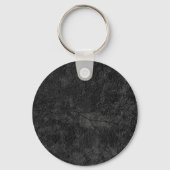 Einzigartig graue Monogramm-Bezeichnung Erstkallig Schlüsselanhänger (Rückseite)