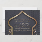 einzigartig hübscher Islam Dankeskarte (Rückseite)