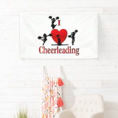 Einzigartig I Herz Cheerleader Banner (Insitu)