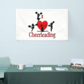 Einzigartig I Herz Cheerleader Banner (Messeveranstaltung)