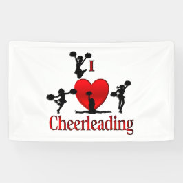 Einzigartig I Herz Cheerleader Banner