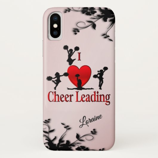 Einzigartig I Herz Cheerleader Case-Mate iPhone Hülle (Rückseite)
