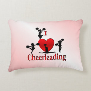 Einzigartig I Herz Cheerleader Dekokissen