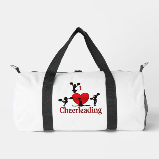 Einzigartig I Herz Cheerleader Duffle Bag (Vorderseite)