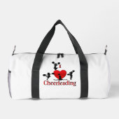 Einzigartig I Herz Cheerleader Duffle Bag (Rückseite)