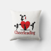 Einzigartig I Herz Cheerleader Kissen (Rückseite)