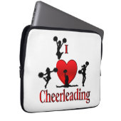 Einzigartig I Herz Cheerleader Laptopschutzhülle (Vorne Rechts)