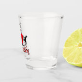 Einzigartig I Herz Cheerleader Schnapsglas (Rechts)
