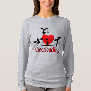 Einzigartig I Herz Cheerleader T-Shirt