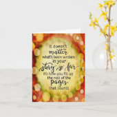 Einzigartig Illustrierte "Ihre Geschichte" Inspira Karte (Gelbe Blume)