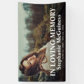 Einzigartig im Foto der Erinnerung Banner (Vertikal)