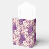Einzigartig in Glasur/lila floral Geschenkschachtel (Geöffnet)