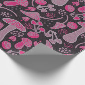 Einzigartig in Rosa/Fall Muster Geschenkpapier (Ecke)