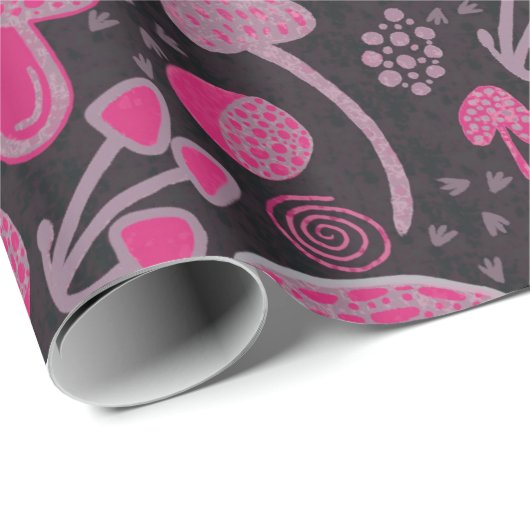 Einzigartig in Rosa/Fall Muster Geschenkpapier (Rolleneckpunkt)