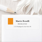 Einzigartig klassisch einfach Orange & Weiß (Insitu)