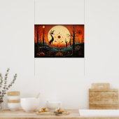 Einzigartig Kokopelli Abstrakt Poster (Küche)