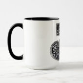 Einzigartig konzipiert als Gedenkstätte Tasse (Links)