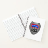 Einzigartig konzipierter Im Flugzeug Fallschirmjäg Notizblock (Innenseite)