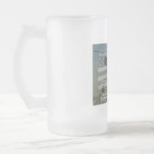 Einzigartig konzipierter Kommandeur Mattglas Bierglas (Links)