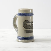 Einzigartig konzipiertes 101. Im Flugzeug Division Bierglas (Vorderseite Links)