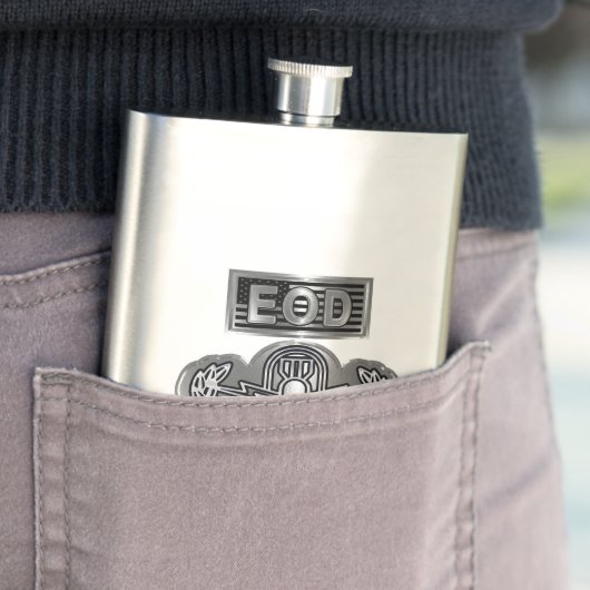 Einzigartig konzipiertes EOD Flachmann (Beispiel)