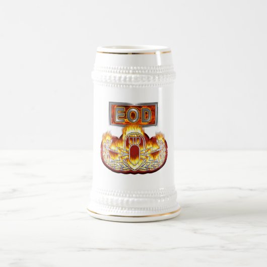 Einzigartig konzipiertes Gedenkbuch EOD Bierglas (Mittel)