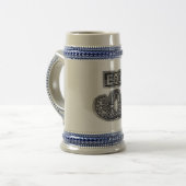 Einzigartig konzipiertes Gedenkbuch EOD Bierglas (Vorderseite Links)