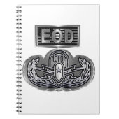 Einzigartig konzipiertes Gedenkbuch EOD Notizblock (Vorderseite)