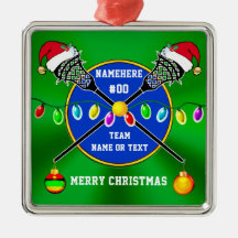 Einzigartig, Lacrosse Weihnachtsschmuck, Personali
