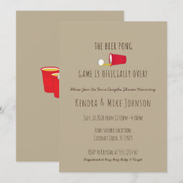 Einzigartig & lustig, Paare Babydusche Einladung