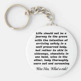 Einzigartig lustig über den Hügel Geburtstagsgesch Schlüsselanhänger