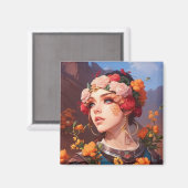 Einzigartig Magnet (Vorderseite/Rückseite)