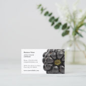 Einzigartig Modern BlackBerry Fruit Nutritionist Visitenkarte (Stehend Vorderseite)