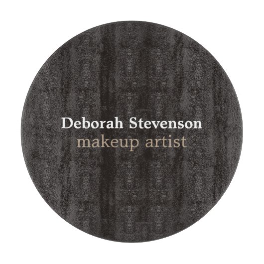 Einzigartig Moderne Graue Angewohnheit Schneidebrett (Vorderseite)