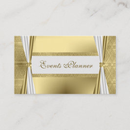 Einzigartig moderne Luxus weiß und Gold geometrisc Visitenkarte