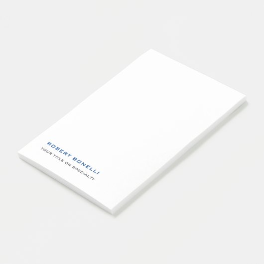 Einzigartig Moderne Premium Perle Minimalistisch Post-it Klebezettel (angewinkelt)