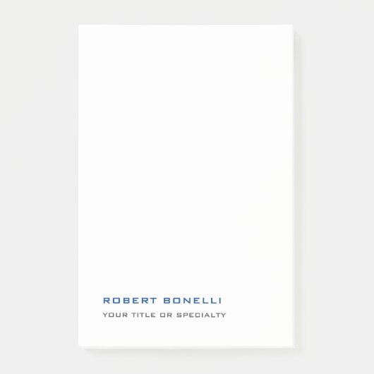 Einzigartig Moderne Premium Perle Minimalistisch Post-it Klebezettel (Vorderseite)