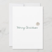 Einzigartig Modernes Elegantes Weihnachtsfest Part Einladung (Rückseite)