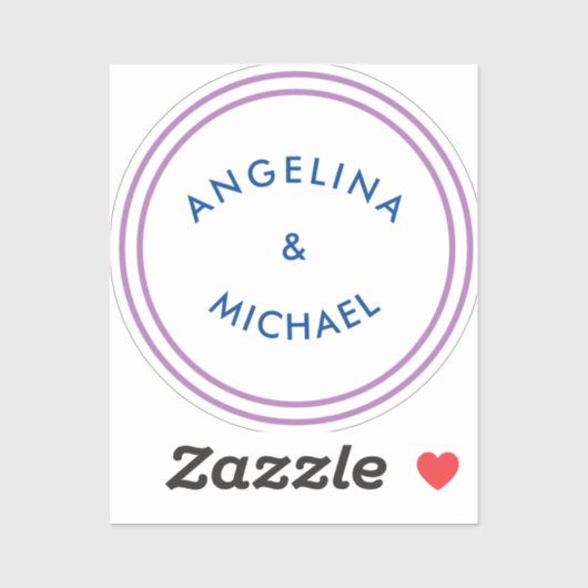 Einzigartig Modernes Minimalistisches Schlicht Aufkleber (Blatt)