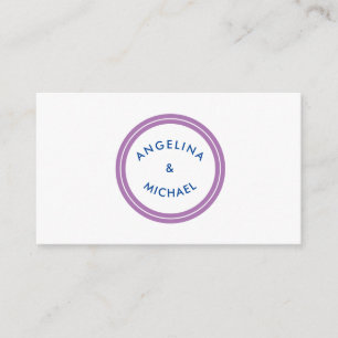 Einzigartig Modernes Minimalistisches Schlicht Begleitkarte