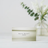 Einzigartig Modernes Minimalistisches Schlicht Ein Visitenkarte (Stehend Vorderseite)