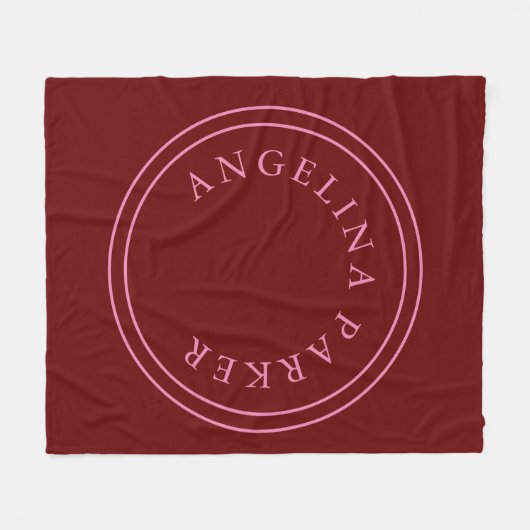 Einzigartig Modernes Minimalistisches Schlicht Fleecedecke (Vorderseite (Horizontal))