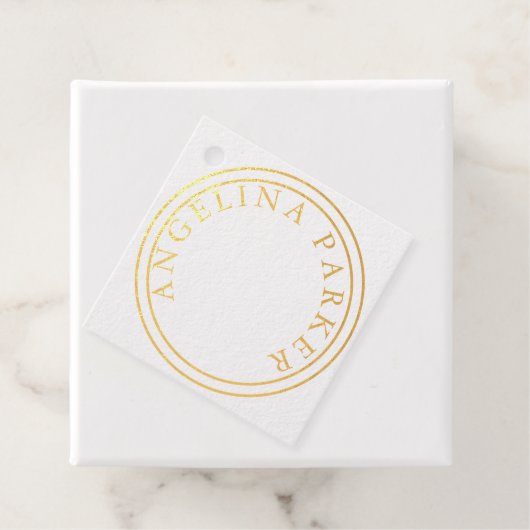 Einzigartig Modernes Minimalistisches Schlicht Geschenkanhänger (Mit Box)