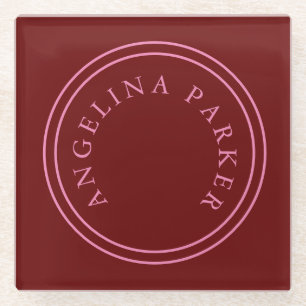 Einzigartig Modernes Minimalistisches Schlicht Glasuntersetzer