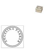 Einzigartig Modernes Minimalistisches Schlicht Gummistempel (Stempel)